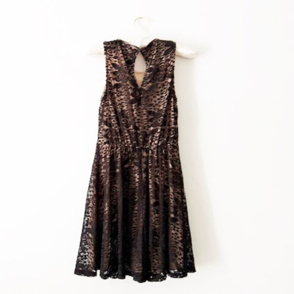 City Triangles Black Lace Overlay Dress — Women's/Juniors XS - Picture 2 of 7